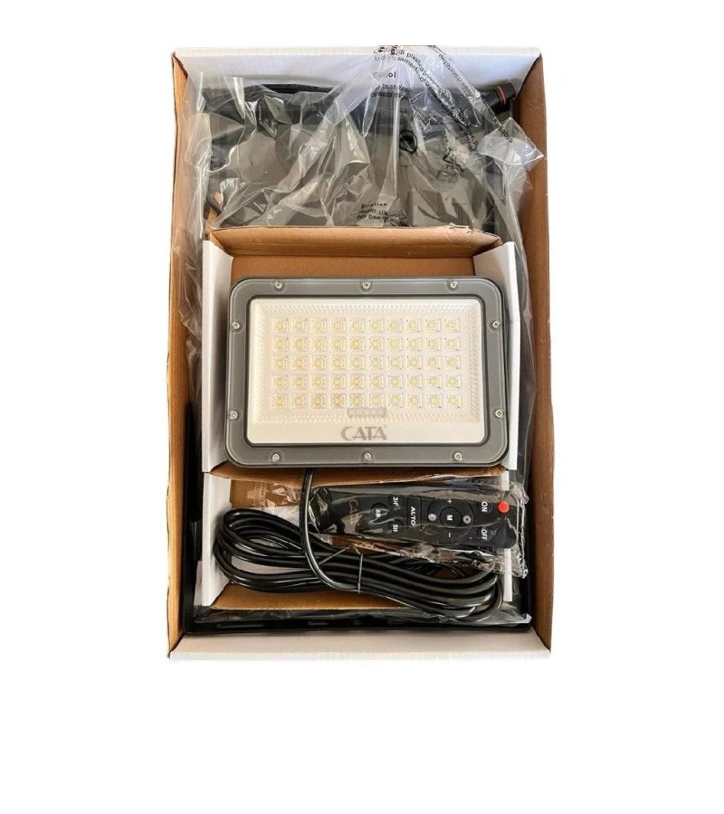 Cata 200W Platinum Güneş Enerjili Kumandalı Solar Projektör Aydınlatma