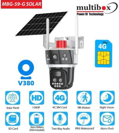 MULTİBOX HGMBG-59-G SOLAR ( SİM KARTLI GÜNEŞ PANELLİ )