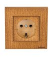 Ahşap Anahtar Priz
