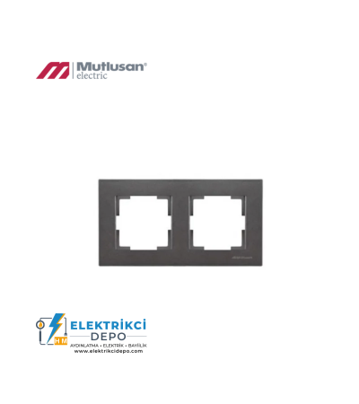 Mutlusan 2'li Anahtar Priz Çerçeve