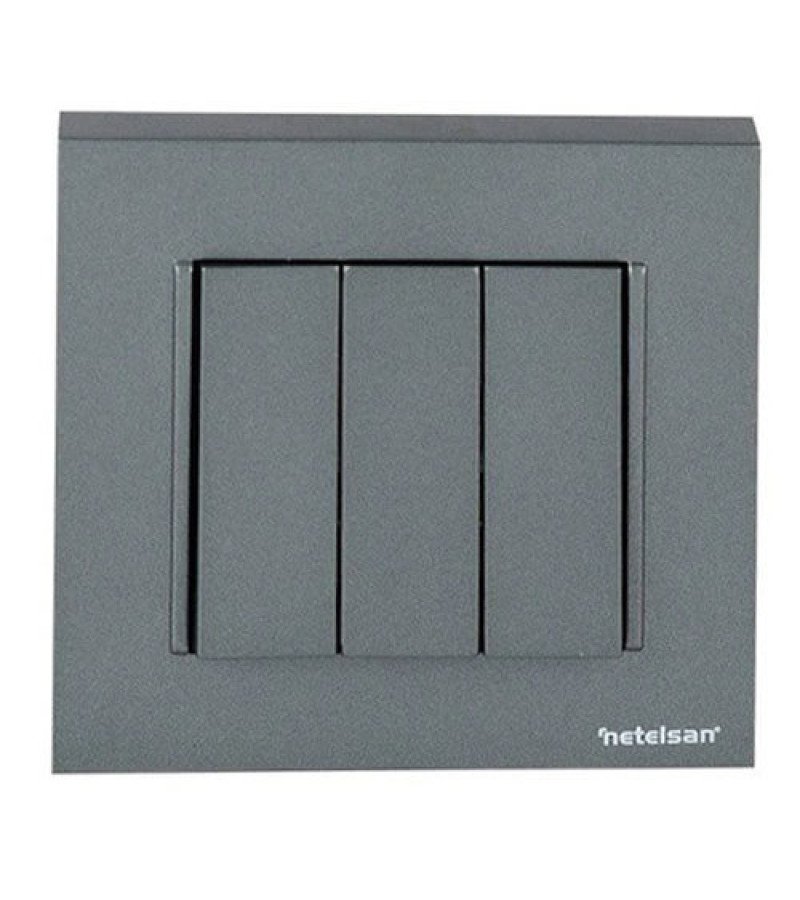 Mutlusan Anahtar Priz Grubu 3 lü Kamitatör