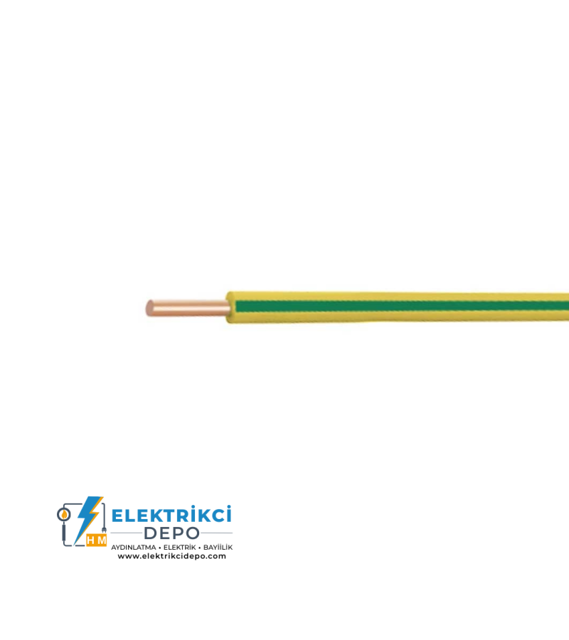 1,5'Luk Nya Kablo Sarı-Yeşil